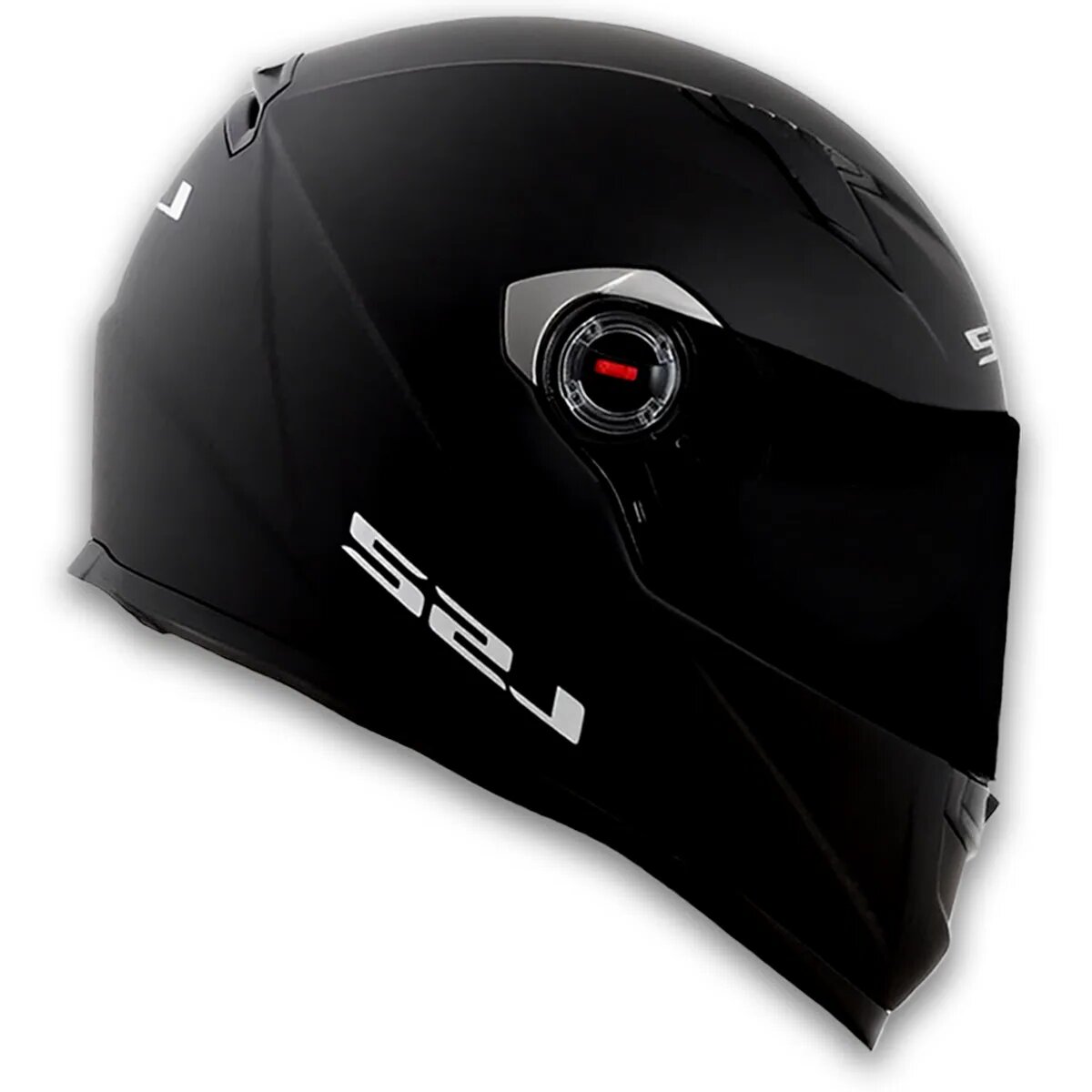 Capacete LS2 FF358 Monocolor Preto Brilhante