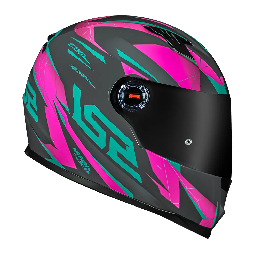 Capacete LS2 FF358 Classic Draze Preto e Rosa